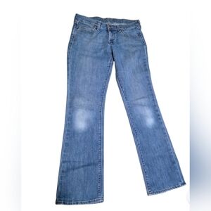 Old Navy The flirt womens blue jeans Denim bootleg stretch 5 pocket size 6